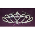 Coronas cristalinas nupciales del Rhinestone de la tiara de la venta caliente encantadora de las muchachas
